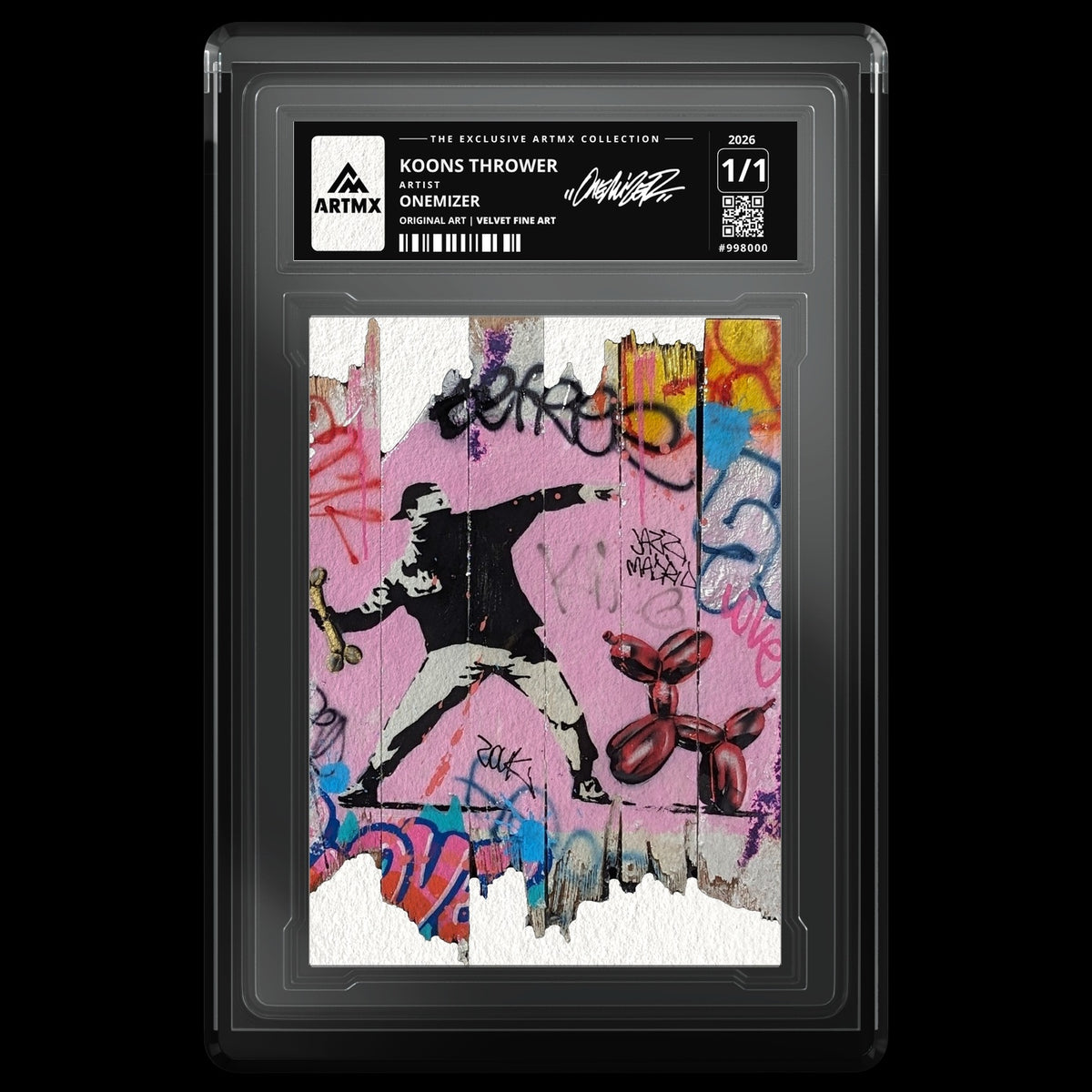 KOONS THROWER by Onemizer — Velvet Fine Art — front