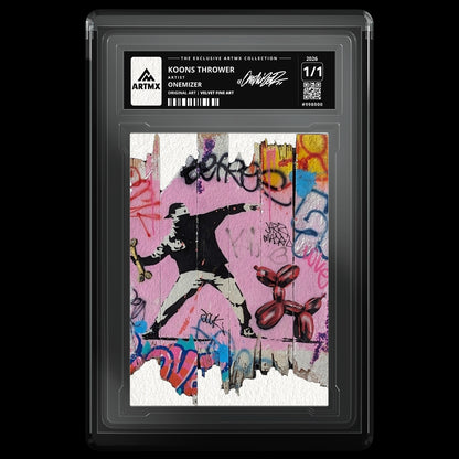 KOONS THROWER by Onemizer — Velvet Fine Art — front