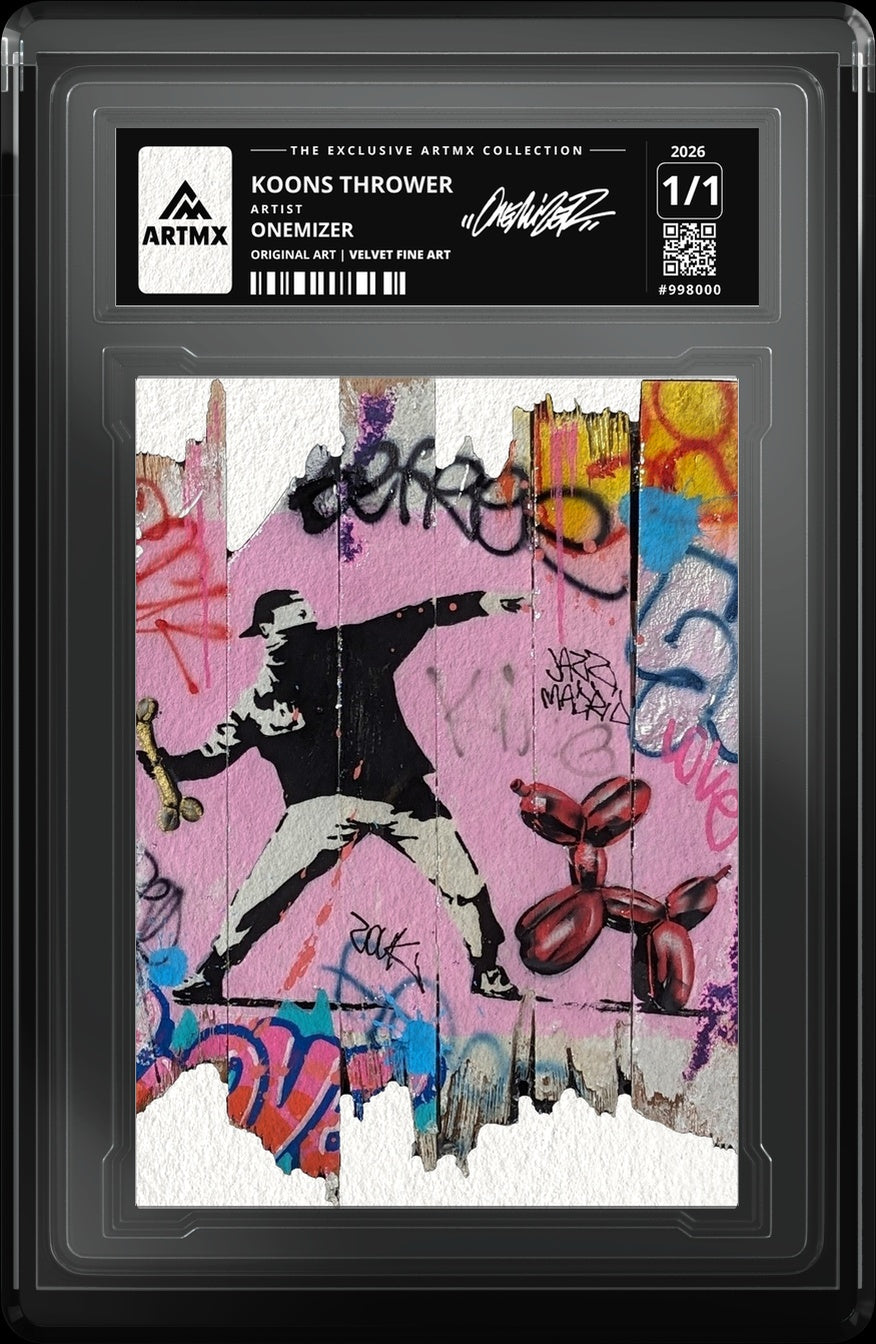 KOONS THROWER by Onemizer — Velvet Fine Art — close-up