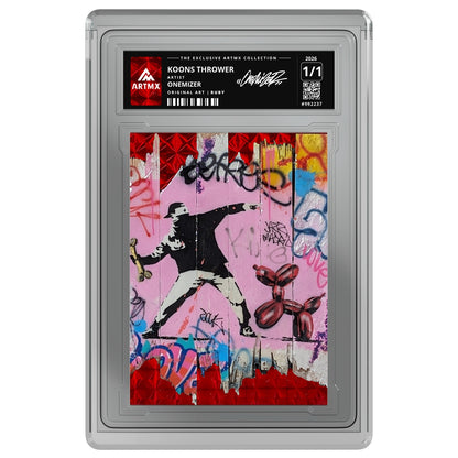 KOONS THROWER by Onemizer — Ruby — on white