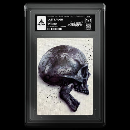 LAST LAUGH by Onemizer (Canvas / Vaulted) — front