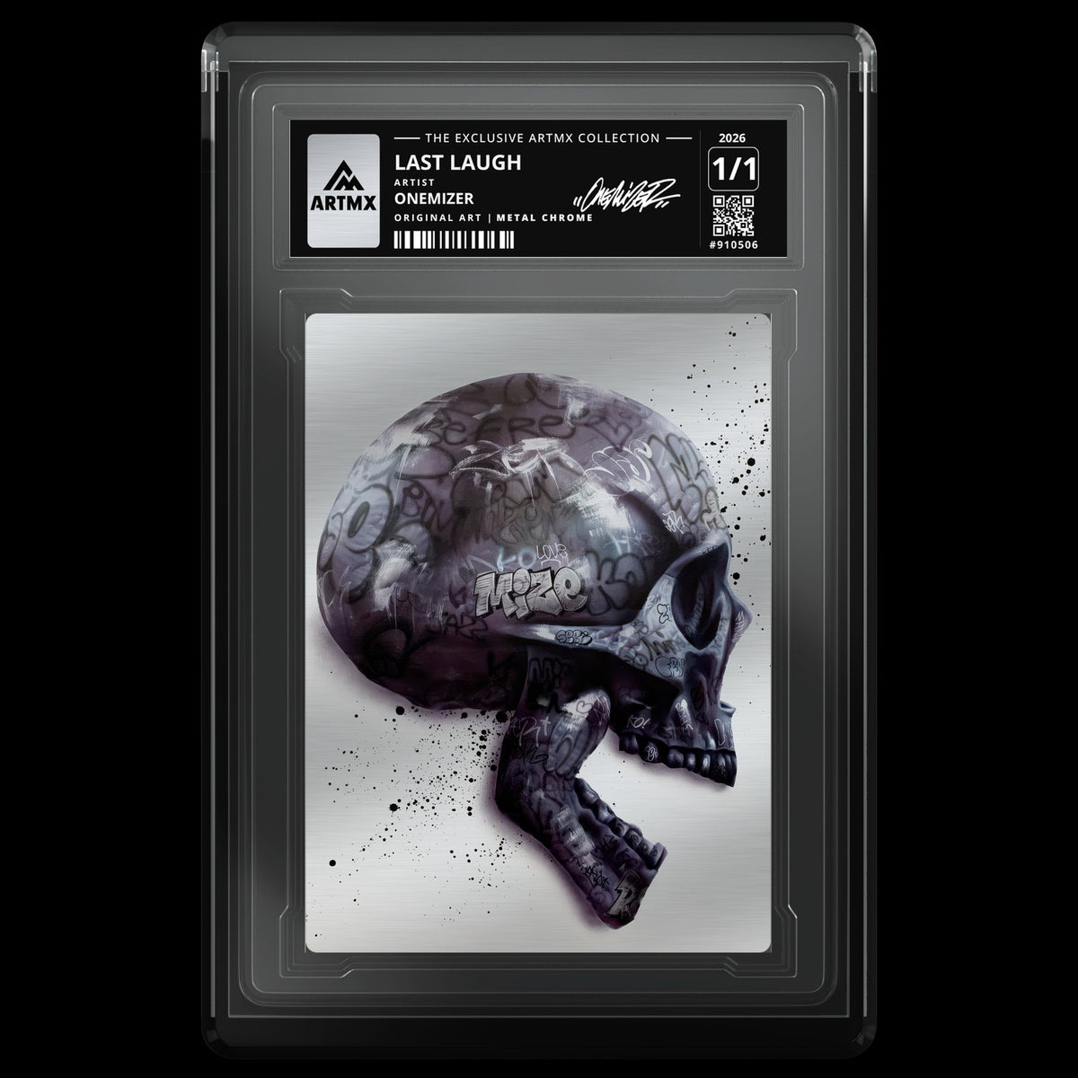 LAST LAUGH by Onemizer (Metal Chrome / Vaulted) — front