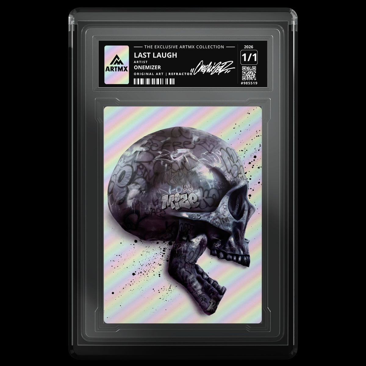 LAST LAUGH by Onemizer (Refractor / Vaulted) — front
