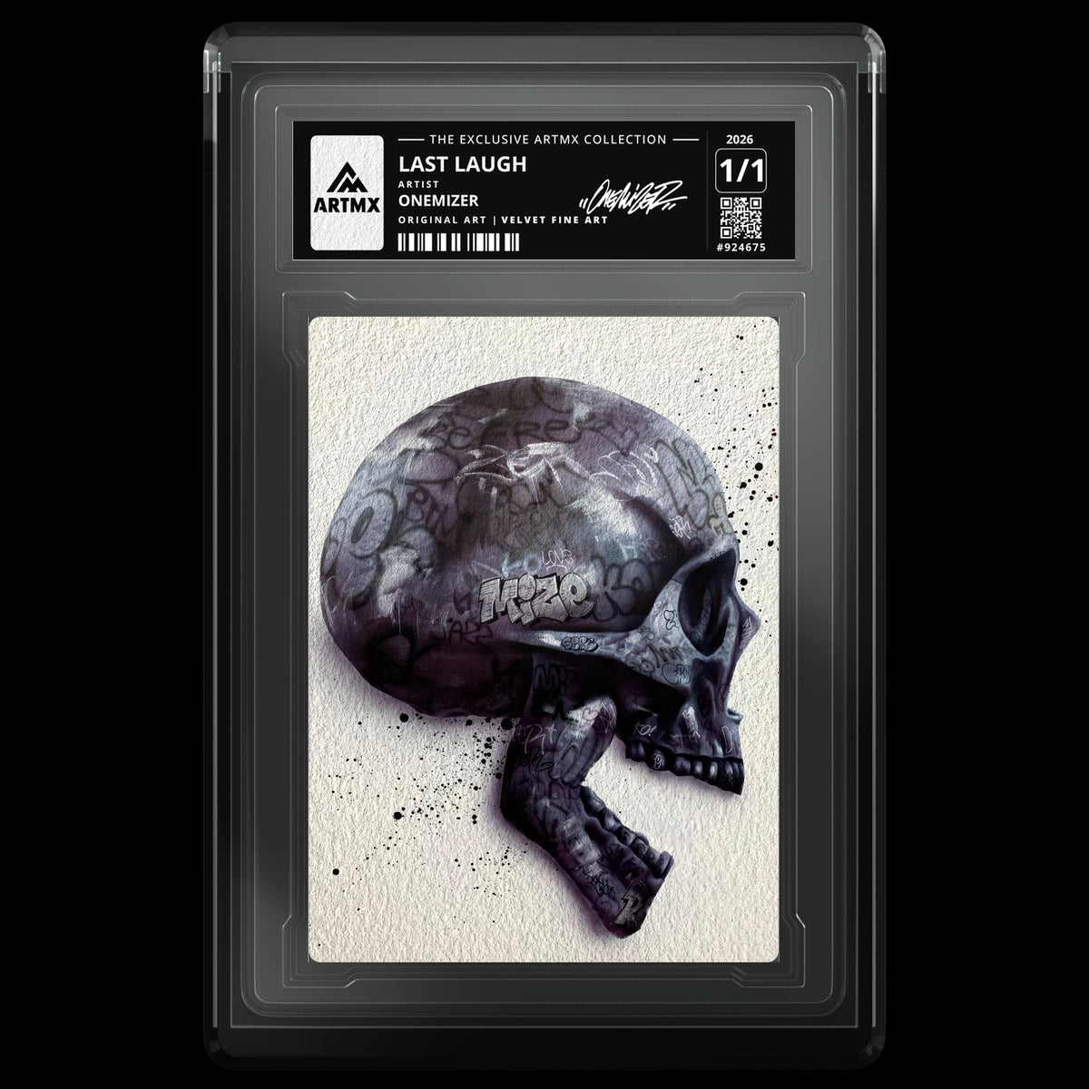 LAST LAUGH by Onemizer (Velvet Fine Art / Vaulted) — front