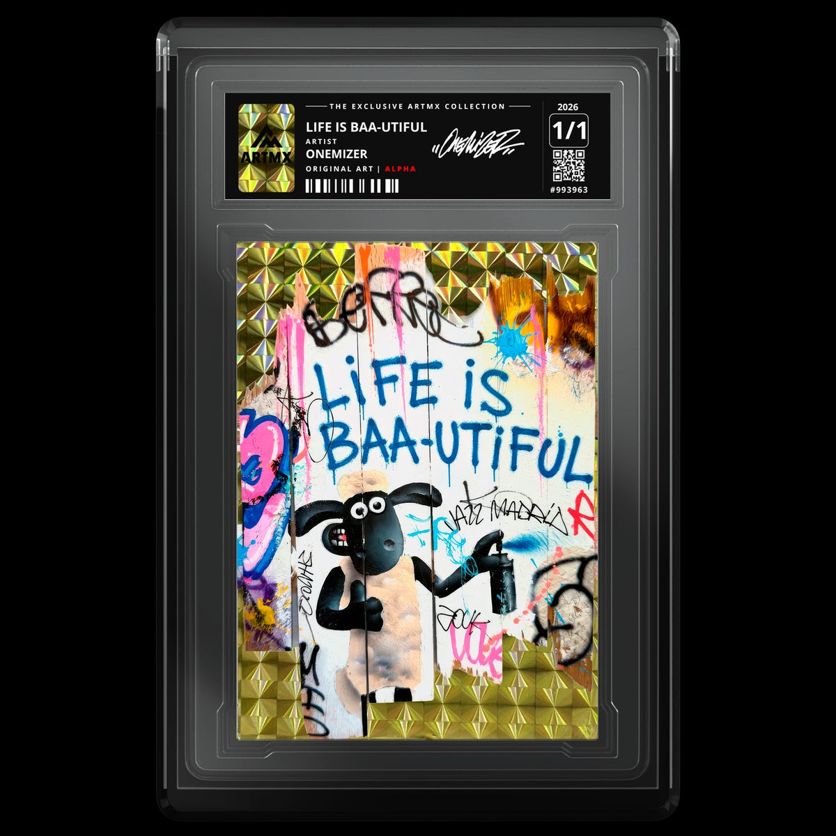 LIFE IS BAA-UTIFUL by Onemizer — Alpha — front