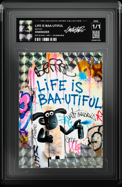 LIFE IS BAA-UTIFUL by Onemizer — Diamond — close-up
