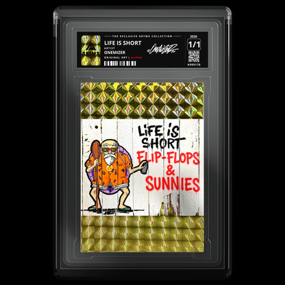 LIFE IS SHORT by Onemizer — Alpha — front