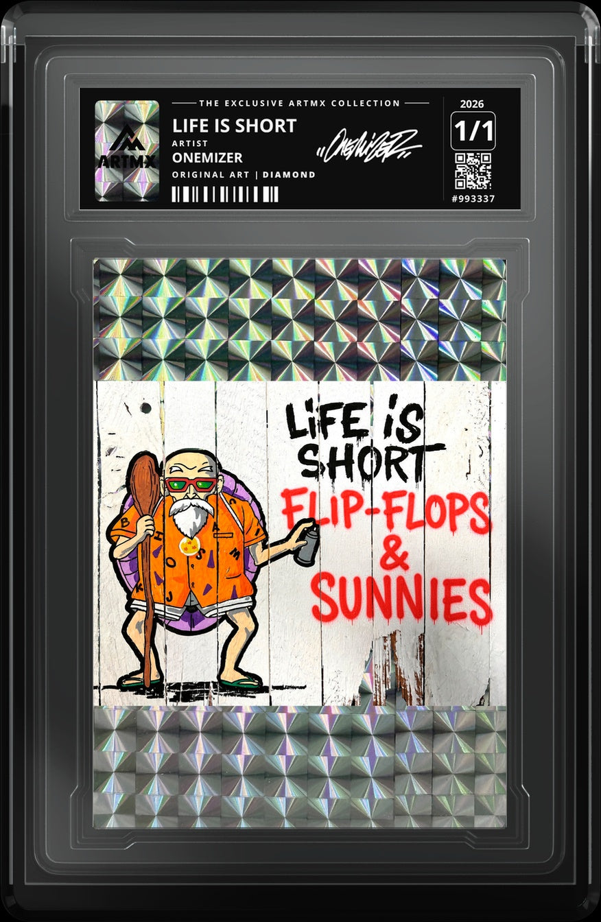 LIFE IS SHORT by Onemizer — Diamond — close-up