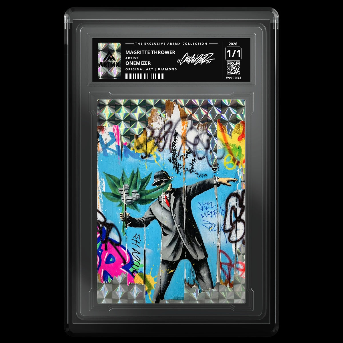 MAGRITTE THROWER by Onemizer — Diamond — front