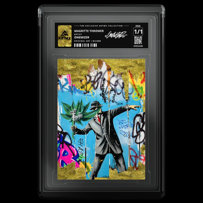 MAGRITTE THROWER by Onemizer — Gilded — front