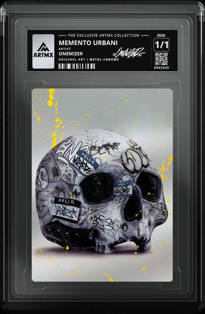 MEMENTO URBANI by Onemizer (Metal Chrome / Vaulted) — close-up