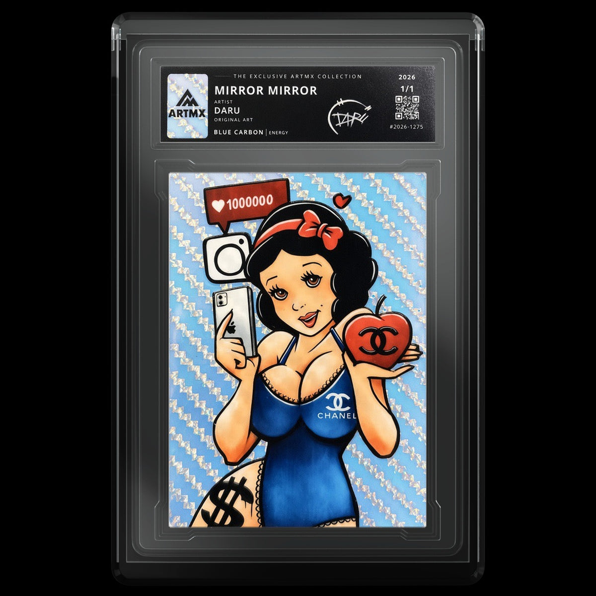 Mirror Mirror by Daru — Blue Carbon — front