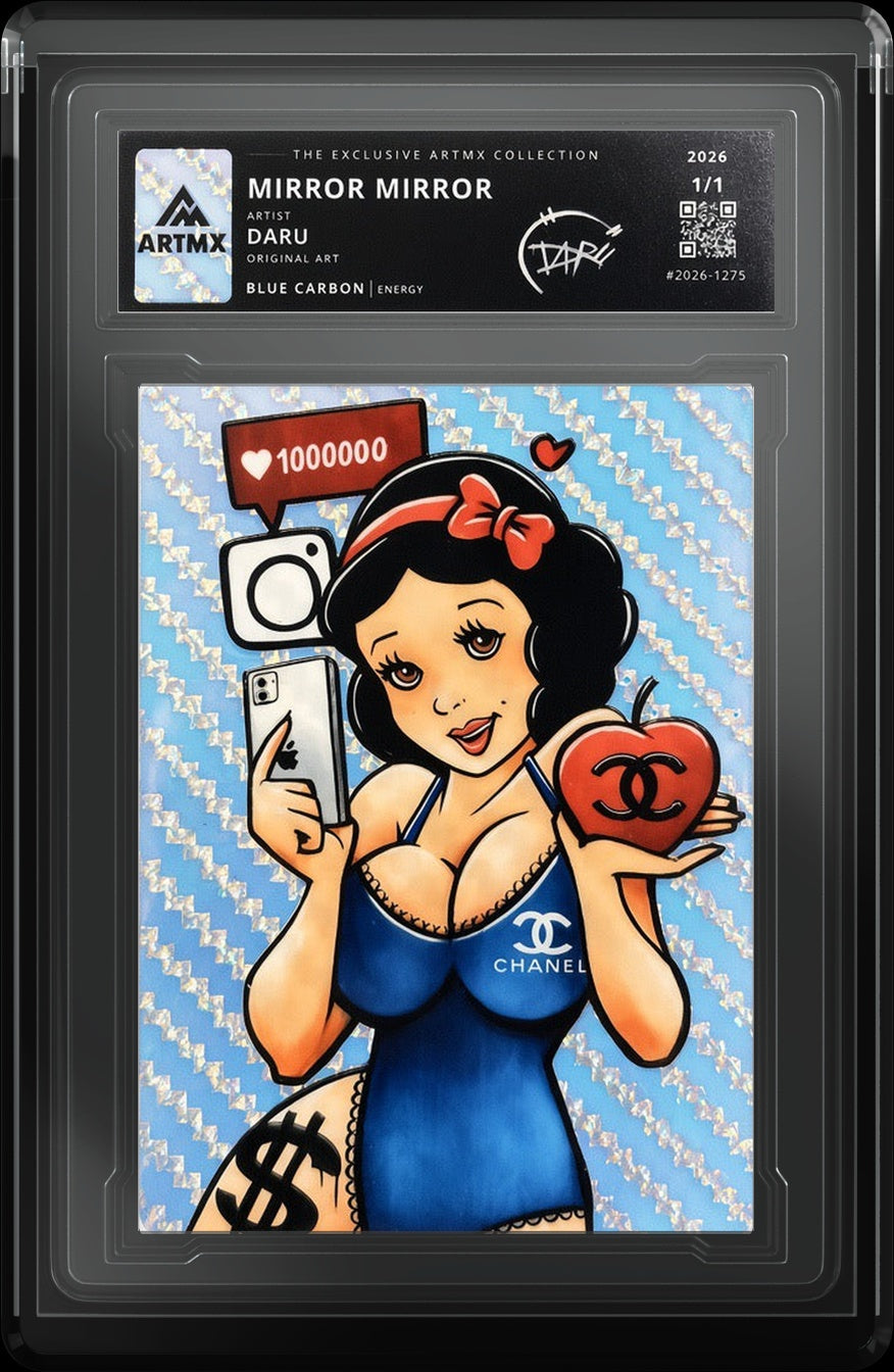 Mirror Mirror by Daru — Blue Carbon — close-up