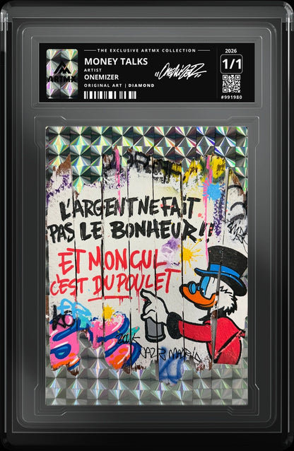 MONEY TALKS by Onemizer — Diamond — close-up
