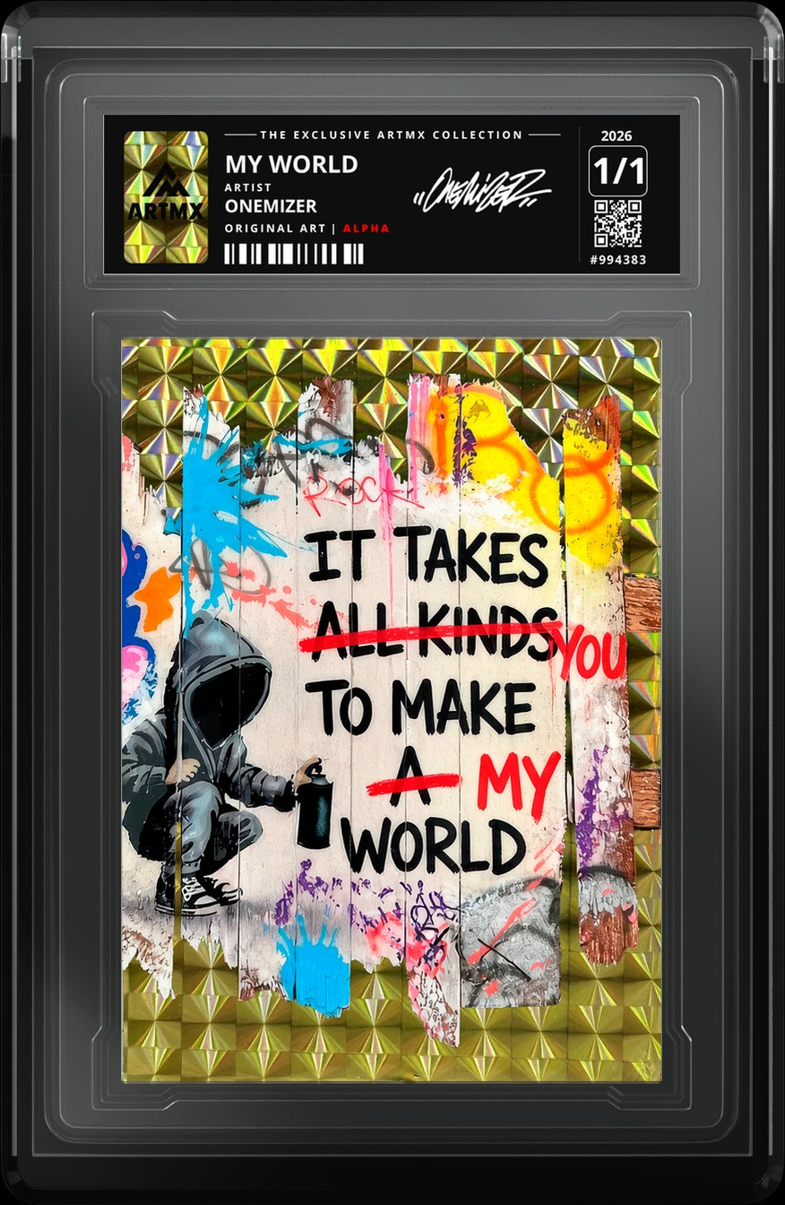 MY WORLD by Onemizer — Alpha — close-up