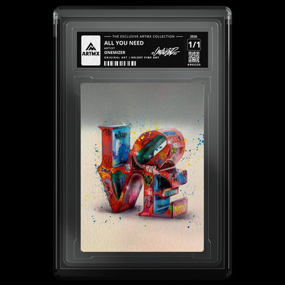ALL YOU NEED by Onemizer — Velvet Fine Art — front
