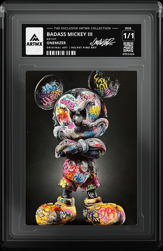 BADASS MICKEY III by Onemizer — Velvet Fine Art — close-up