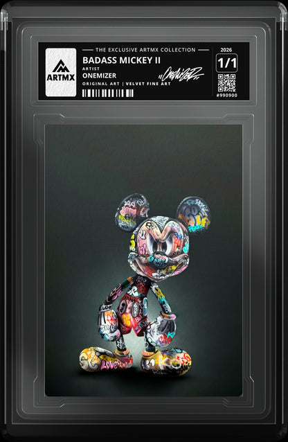 BADASS MICKEY II by Onemizer — Velvet Fine Art — close-up