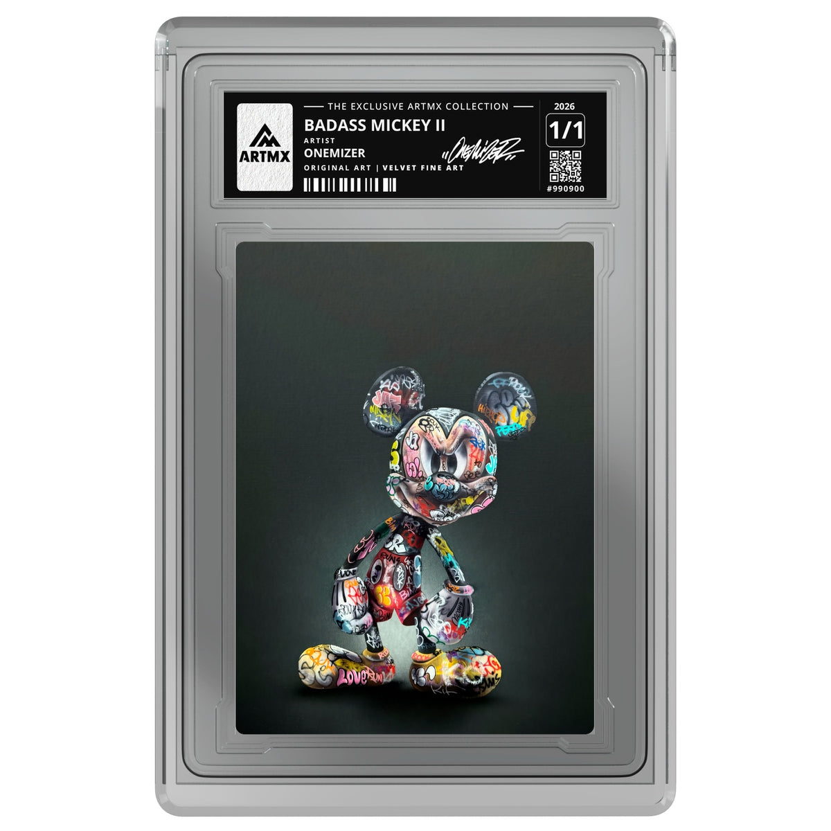 BADASS MICKEY II by Onemizer — Velvet Fine Art — on white