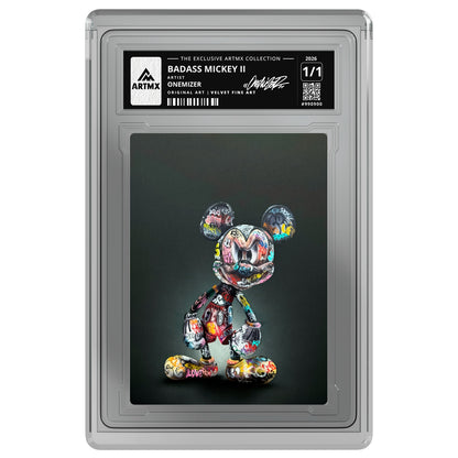 BADASS MICKEY II by Onemizer — Velvet Fine Art — on white