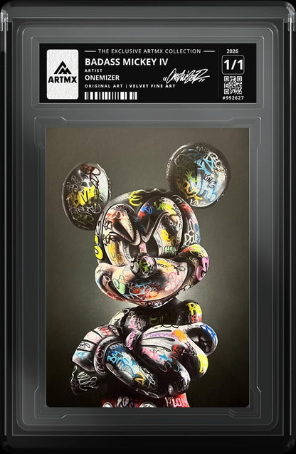 BADASS MICKEY IV by Onemizer — Velvet Fine Art — close-up