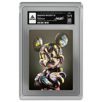 BADASS MICKEY IV by Onemizer — Velvet Fine Art — on white
