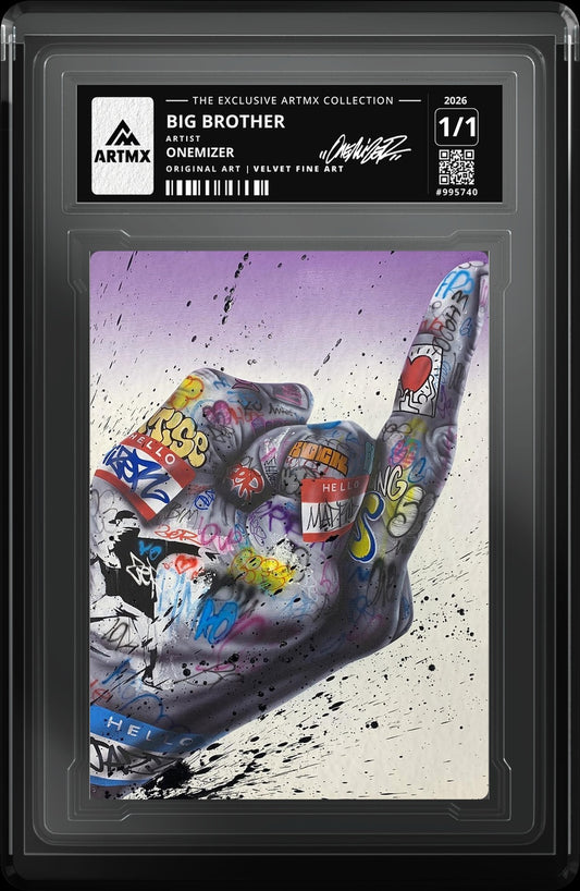 BIG BROTHER by Onemizer — Velvet Fine Art — close-up