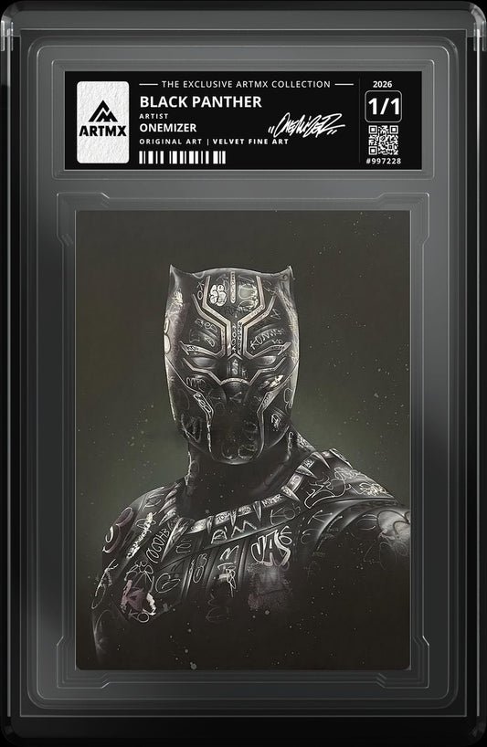 BLACK PANTHER by Onemizer — Velvet Fine Art — close-up