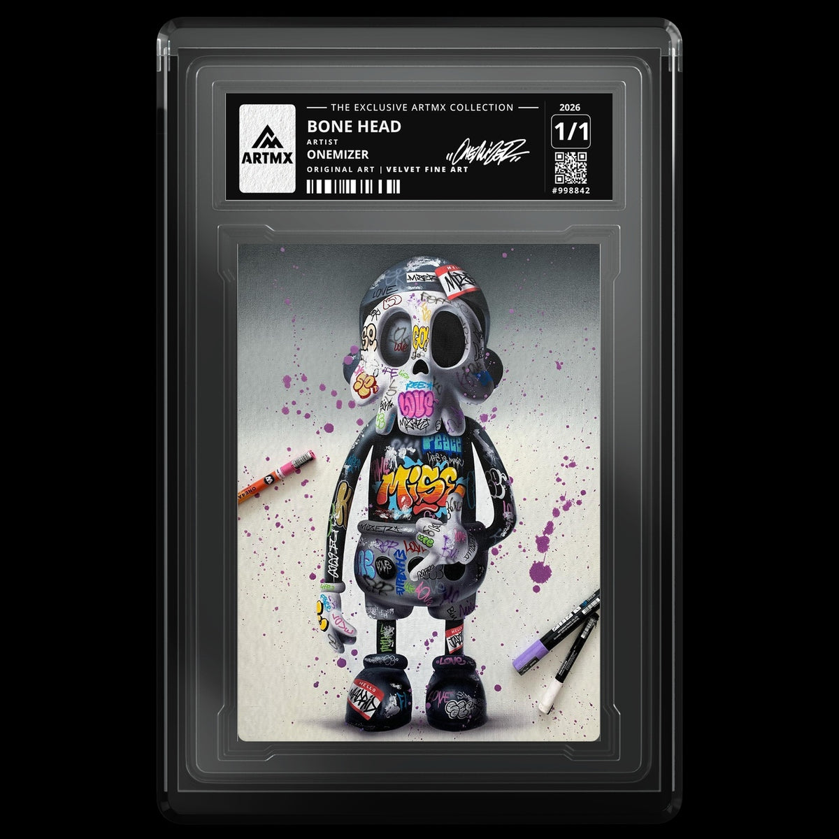 BONE HEAD by Onemizer — Velvet Fine Art — front