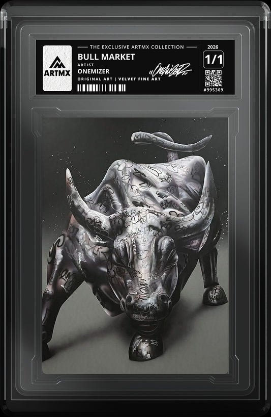 BULL MARKET by Onemizer — Velvet Fine Art — close-up