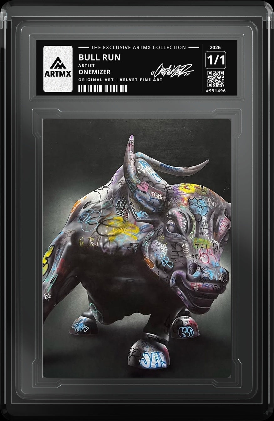 BULL RUN by Onemizer — Velvet Fine Art — close-up