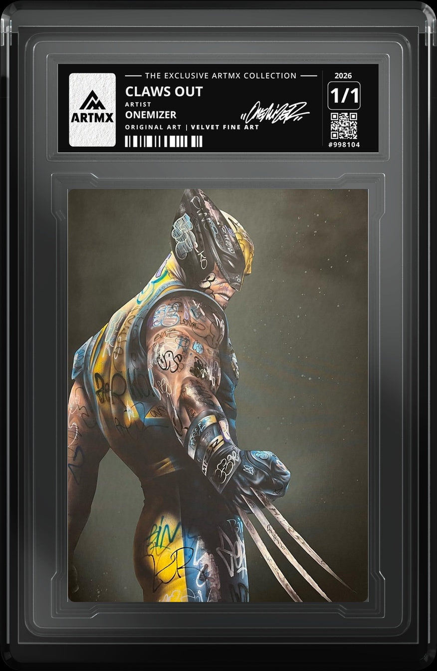 CLAWS OUT by Onemizer — Velvet Fine Art — close-up
