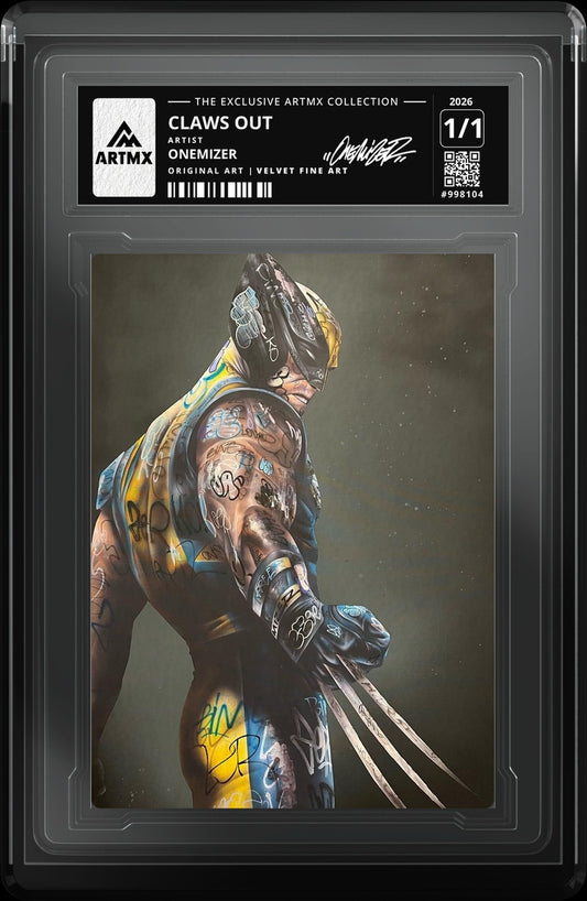 CLAWS OUT by Onemizer — Velvet Fine Art — close-up