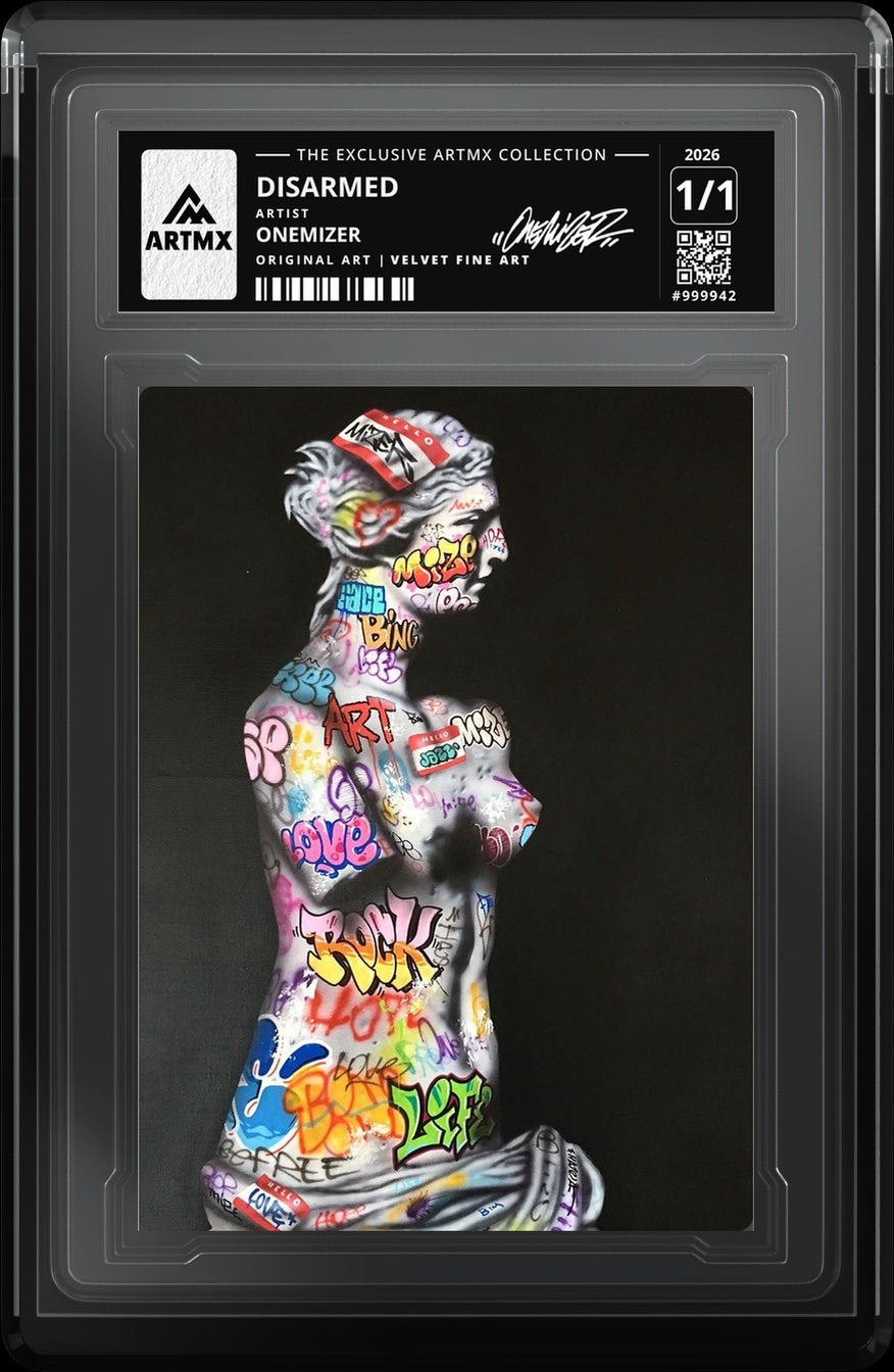 DISARMED by Onemizer — Velvet Fine Art — close-up