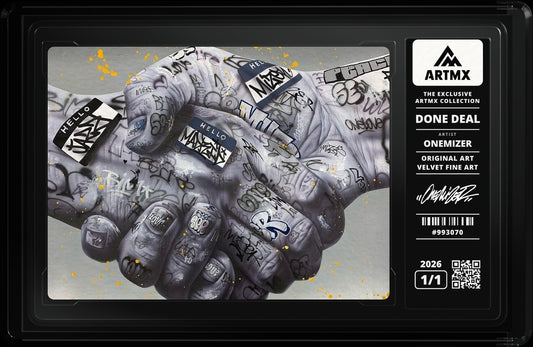 DONE DEAL by Onemizer — Velvet Fine Art — close-up