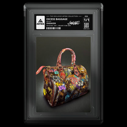 EXCESS BAGGAGE by Onemizer — Velvet Fine Art — front