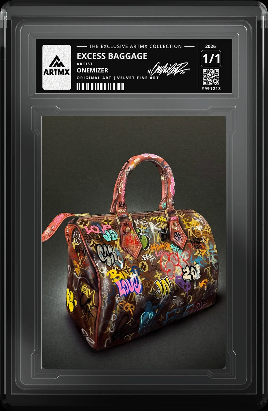 EXCESS BAGGAGE by Onemizer — Velvet Fine Art — close-up