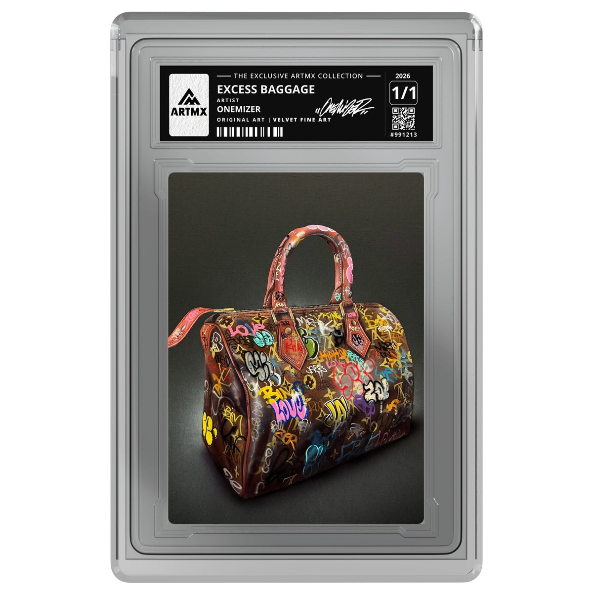 EXCESS BAGGAGE by Onemizer — Velvet Fine Art — on white