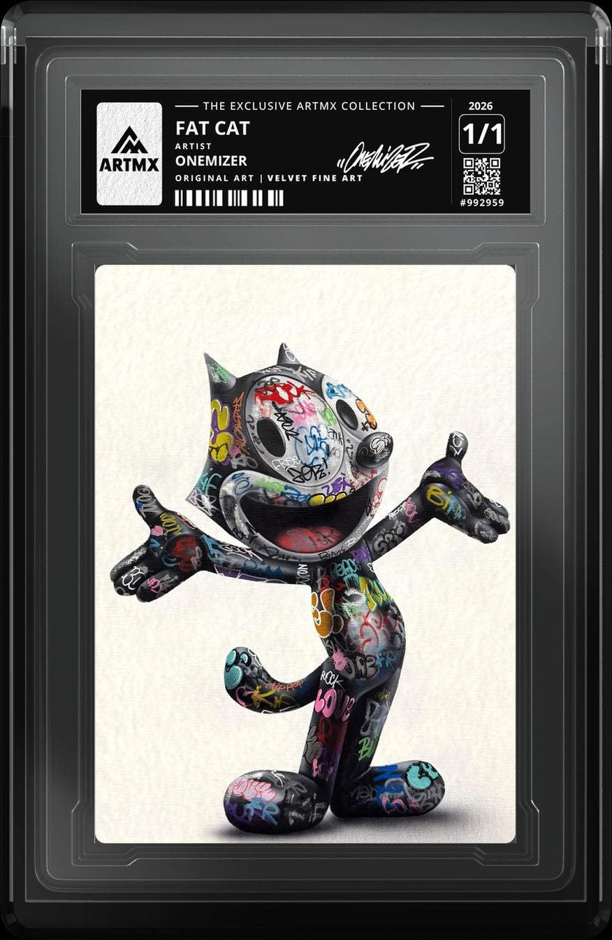 FAT CAT by Onemizer — Velvet Fine Art — close-up