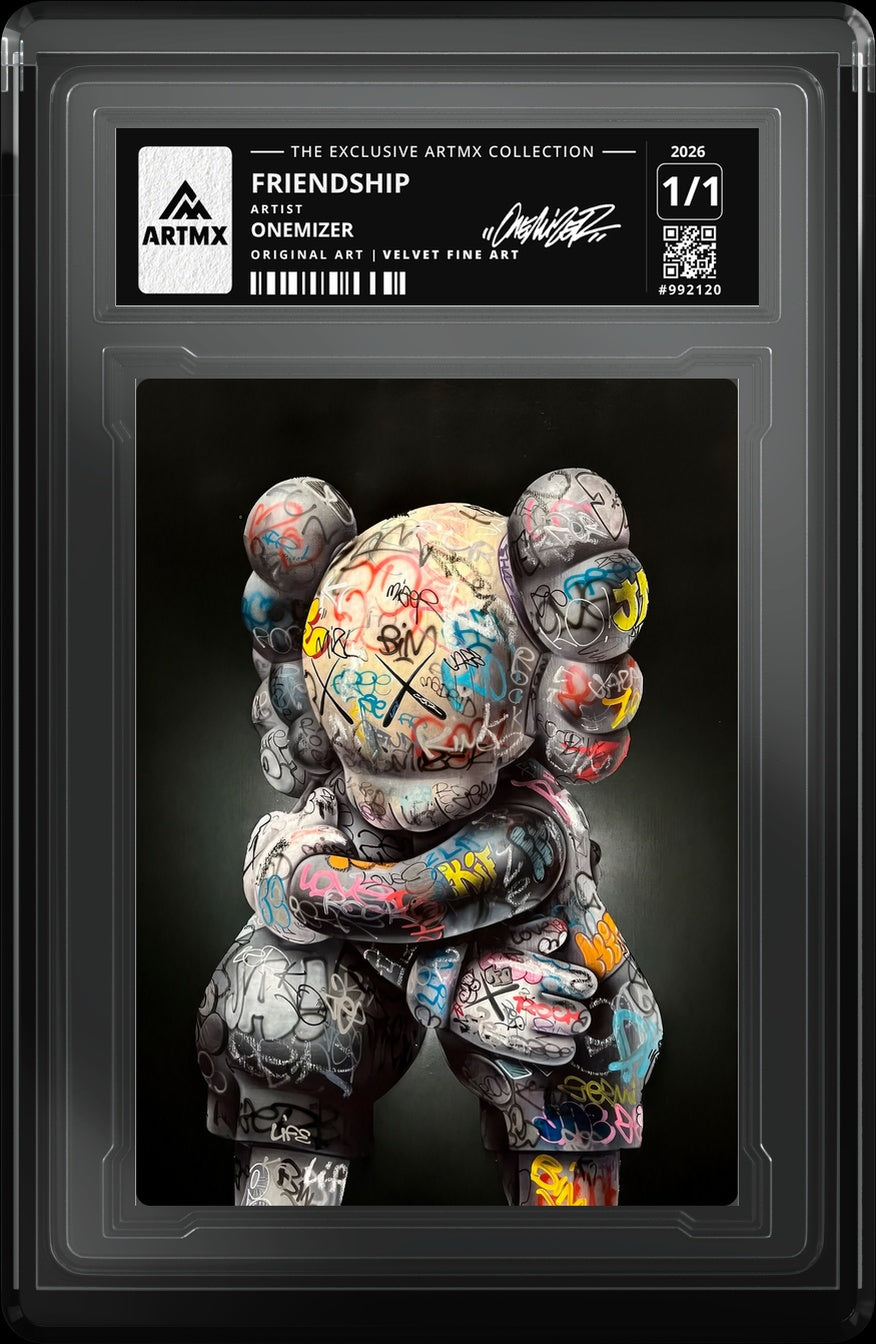 FRIENDSHIP by Onemizer — Velvet Fine Art — close-up