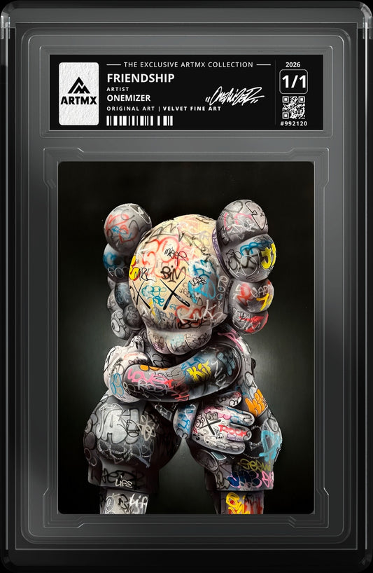 FRIENDSHIP by Onemizer — Velvet Fine Art — close-up