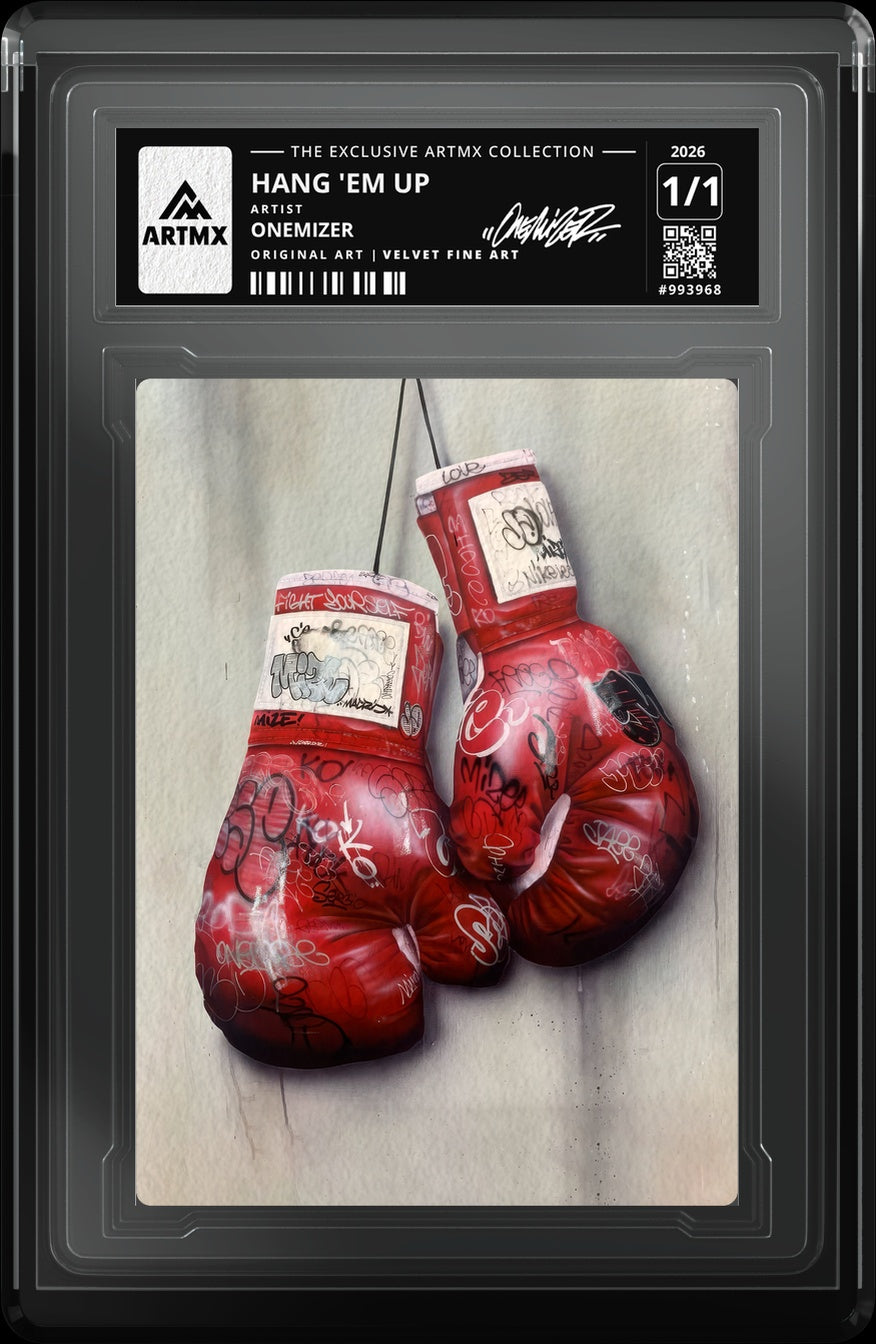 HANG 'EM UP by Onemizer — Velvet Fine Art — close-up