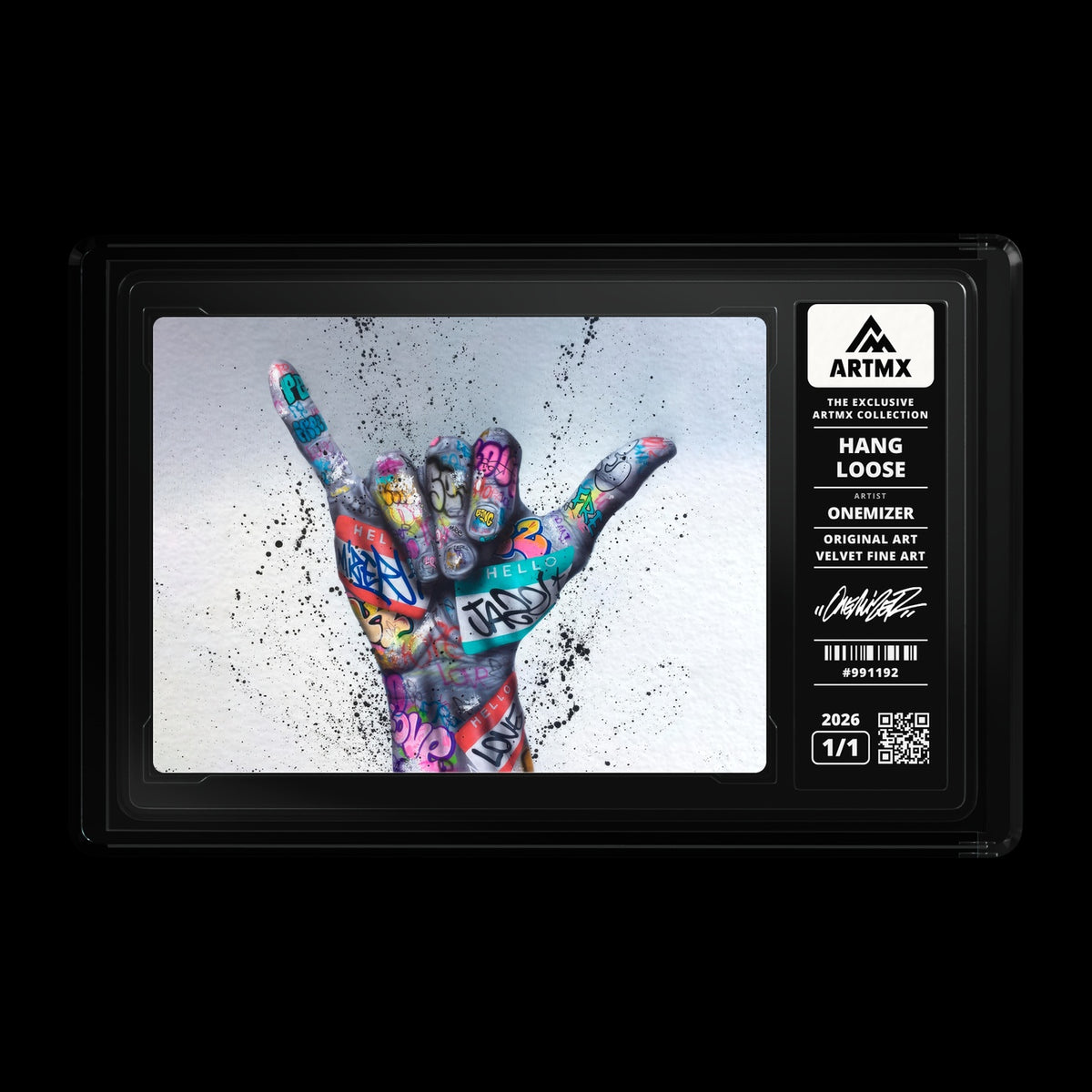 HANG LOOSE by Onemizer — Velvet Fine Art — front