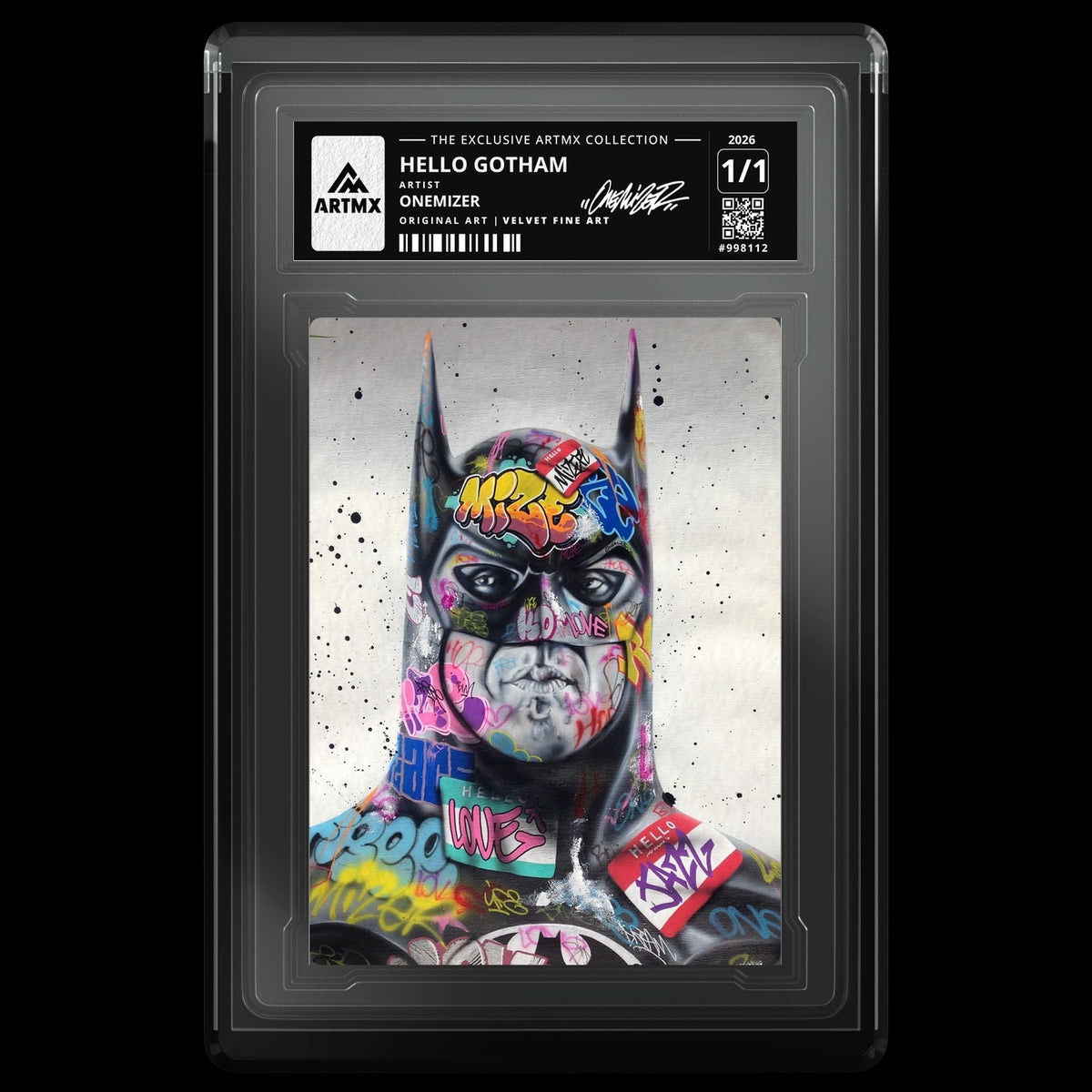 HELLO GOTHAM by Onemizer — Velvet Fine Art — front