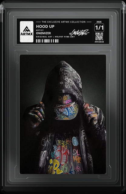 HOOD UP by Onemizer — Velvet Fine Art — close-up