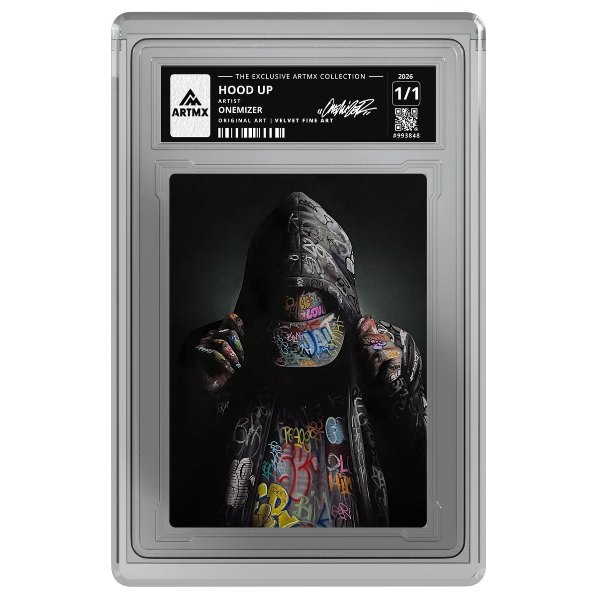 HOOD UP by Onemizer — Velvet Fine Art — on white