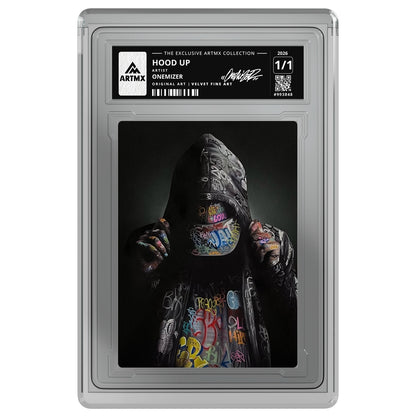 HOOD UP by Onemizer — Velvet Fine Art — on white