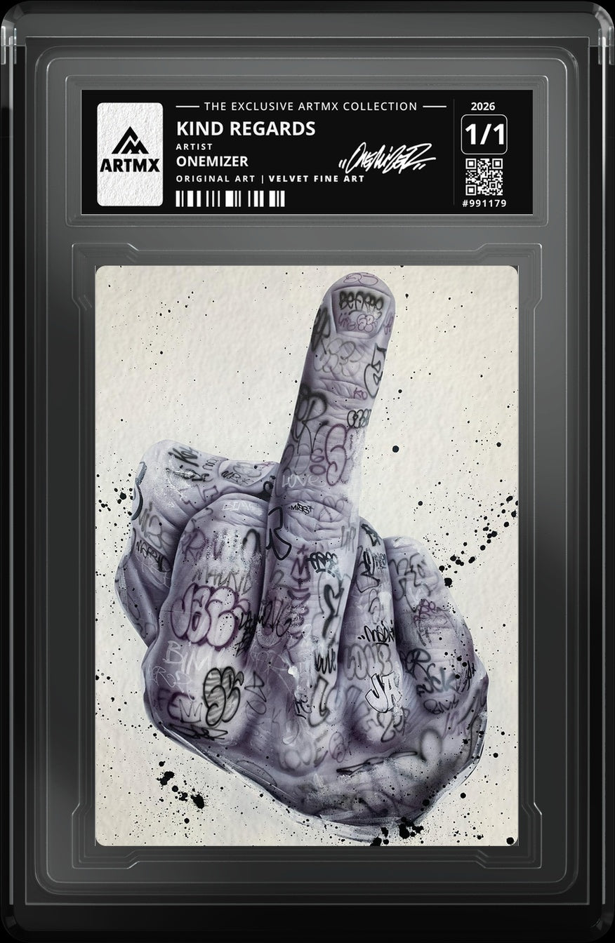 KIND REGARDS by Onemizer — Velvet Fine Art — close-up