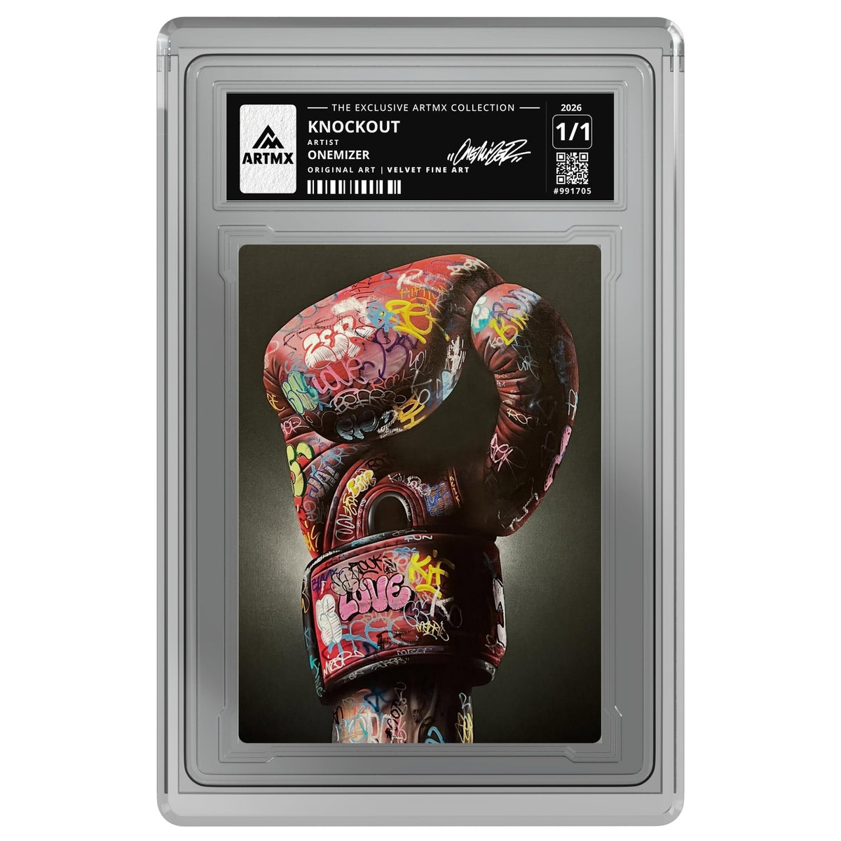 KNOCKOUT by Onemizer — Velvet Fine Art — on white