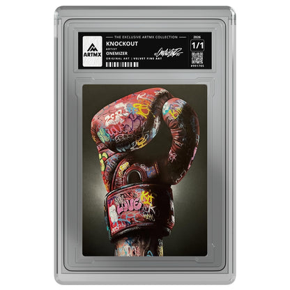 KNOCKOUT by Onemizer — Velvet Fine Art — on white